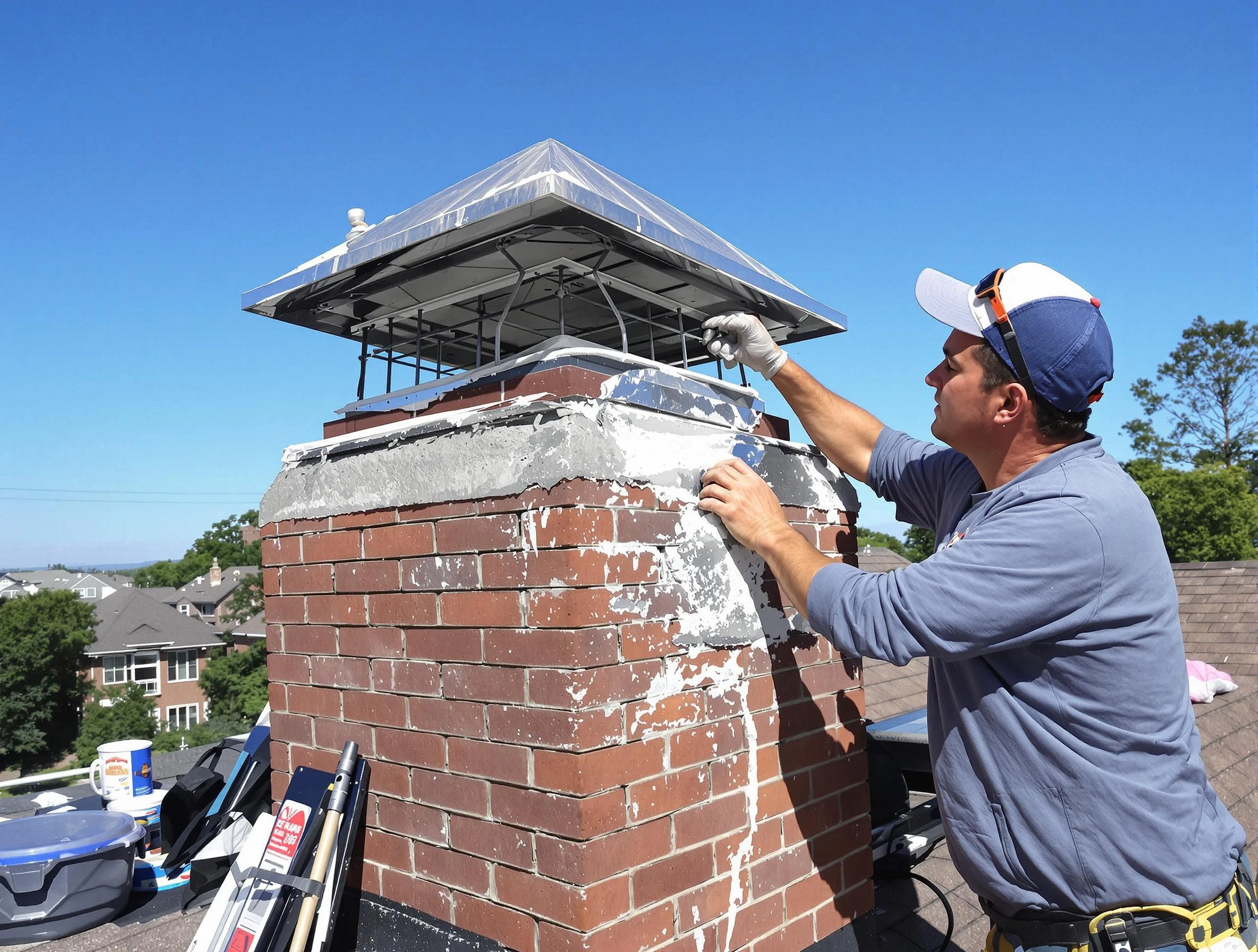 Chimney Crown Services service in Neptune, NJ